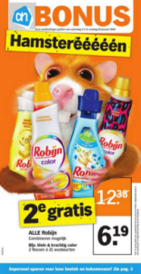 Albert Heijn Hamsterééééén Bonus folder 2 tm 10 januari 2016