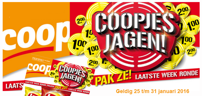 Coop Coopjesjagen folderacties.nl